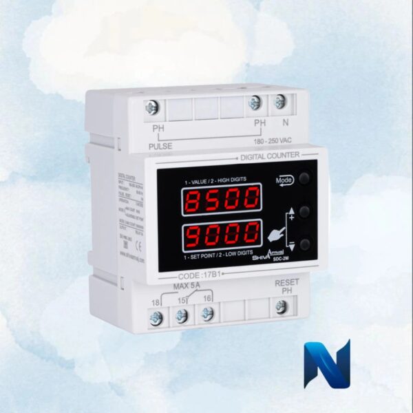 ساعت كار با رله خروجي قابل تنظيم شيوا 14B7