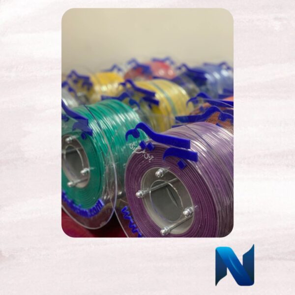 سيم 0/75 افشان آبي به سيم