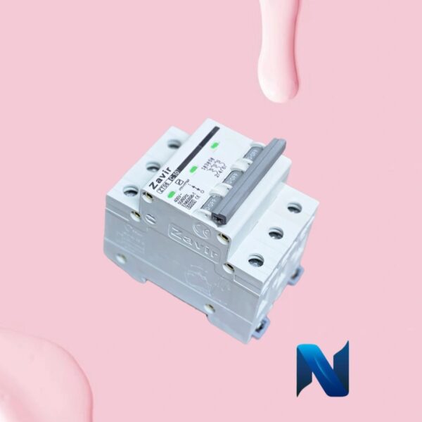 كليد مينياتوري سه فاز 50 آمپر زاوير