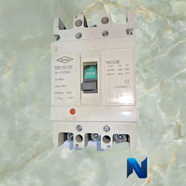 كليد اتوماتيك كاوه سه فاز160 آمپر فيكس