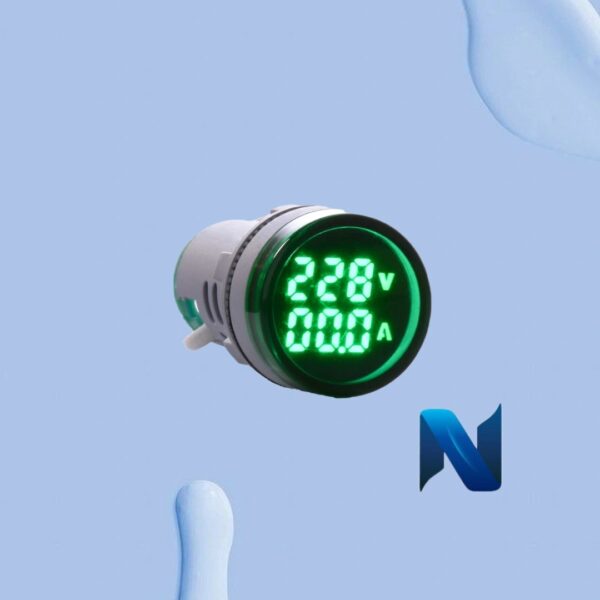 سيگنال آمپر ولت گرد سبز JBH (JRAD16-22VA)